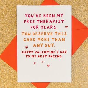 Best Friend Valentines Day Cards Happy Galentines Day Card Funny Galentines Gifts Funny Valentines Days Cards For Friends