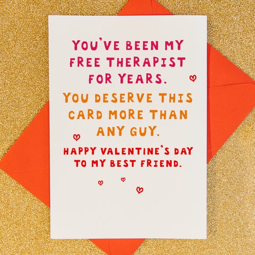 Best Friend Valentines Day Cards Happy Galentines Day Card - Etsy Best Friend Valentines Day Cards Happy Galentines Day Card - Etsy
