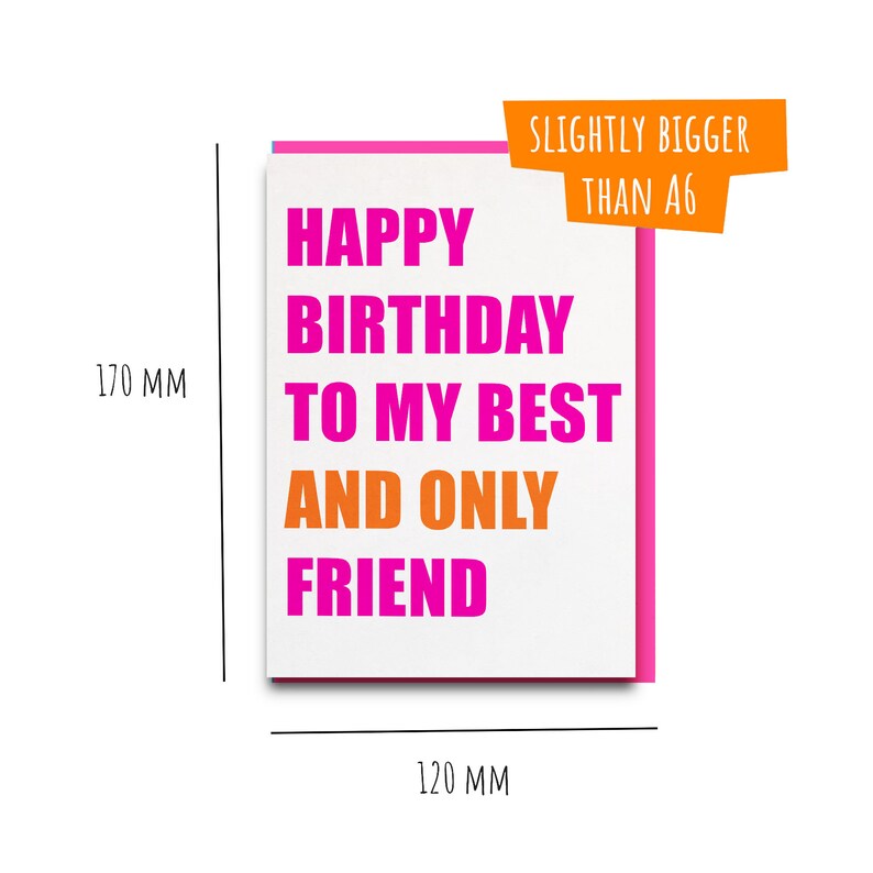 Funny best friend card, funny best friend birthday cards, best friend birthday, funny birthday cards, best friend birthday gift, bestie card image 2