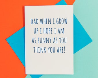 Funny Fathers Day Card, Funny Fathers Day Cards, Funny Fathers Day Gifts, Happy Fathers Day Card, Dad Fathers Day Card,