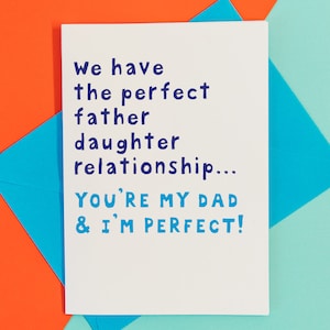 Fathers Day Card From Daughter, Funny Fathers Day Cards, Funny Fathers Day Gifts, Happy Fathers Day Card, Dad Fathers Day Card,