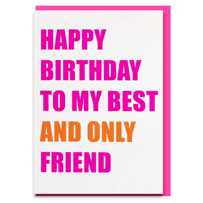 Funny best friend card, funny best friend birthday cards, best friend birthday, funny birthday cards, best friend birthday gift, bestie card image 1