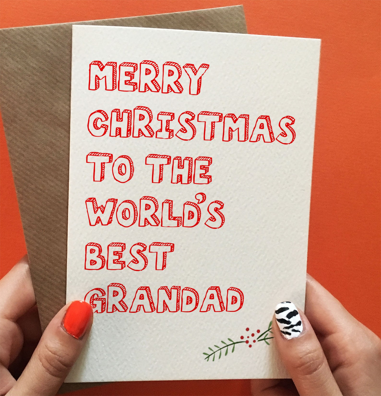 Grandpa Christmas Card 