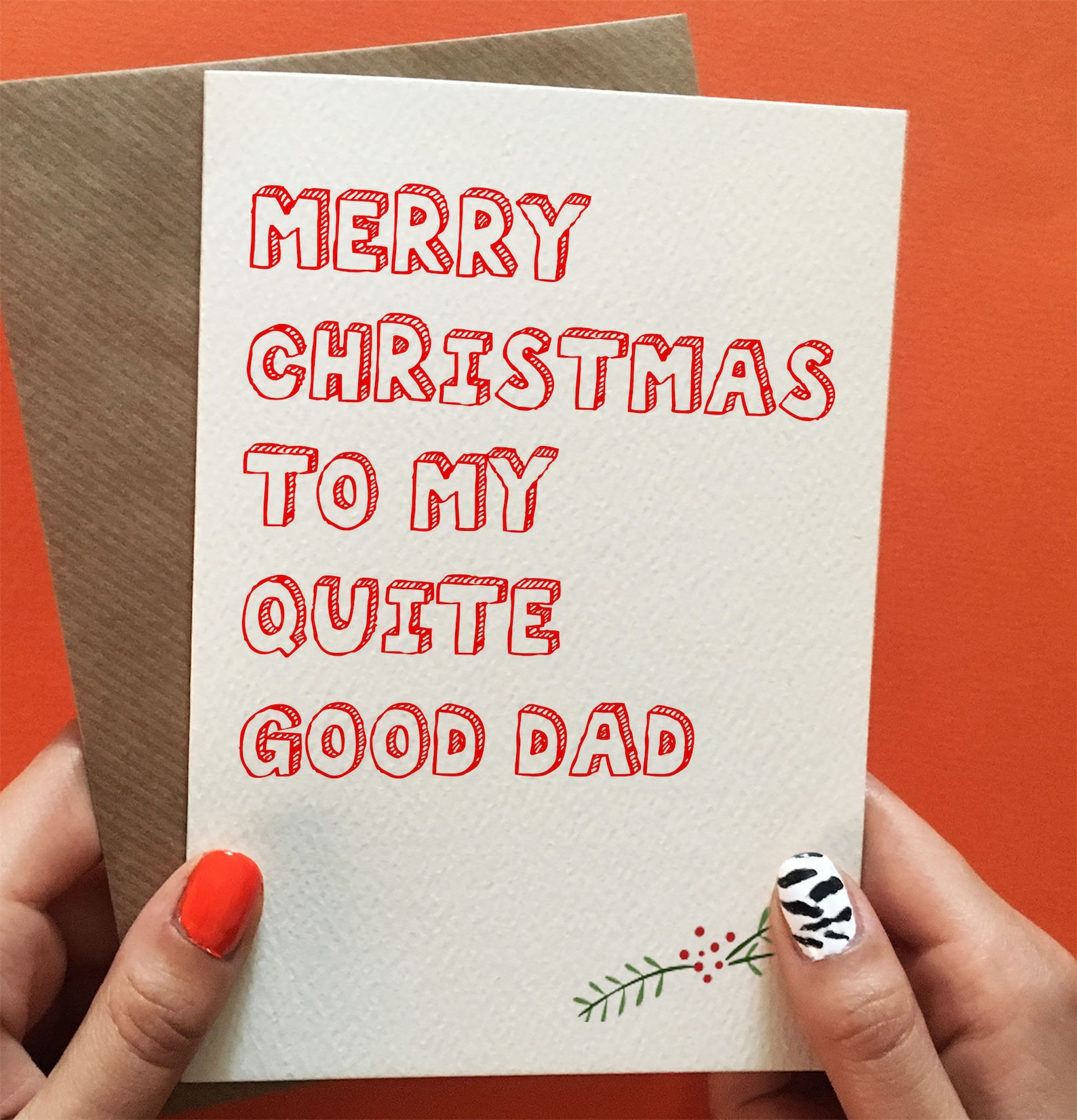 Dad christmas card funny funny dad christmas card cute dad Etsy
