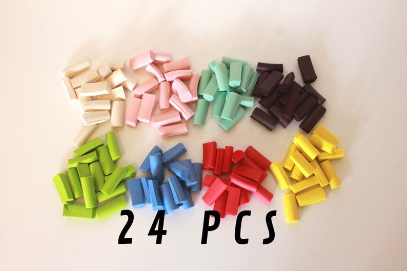 24 pcs of Java chips-foam chunks-slime supplies-slime supplies free shipping-slime shops-slime supplies cheap-java chips cheap-slime shops