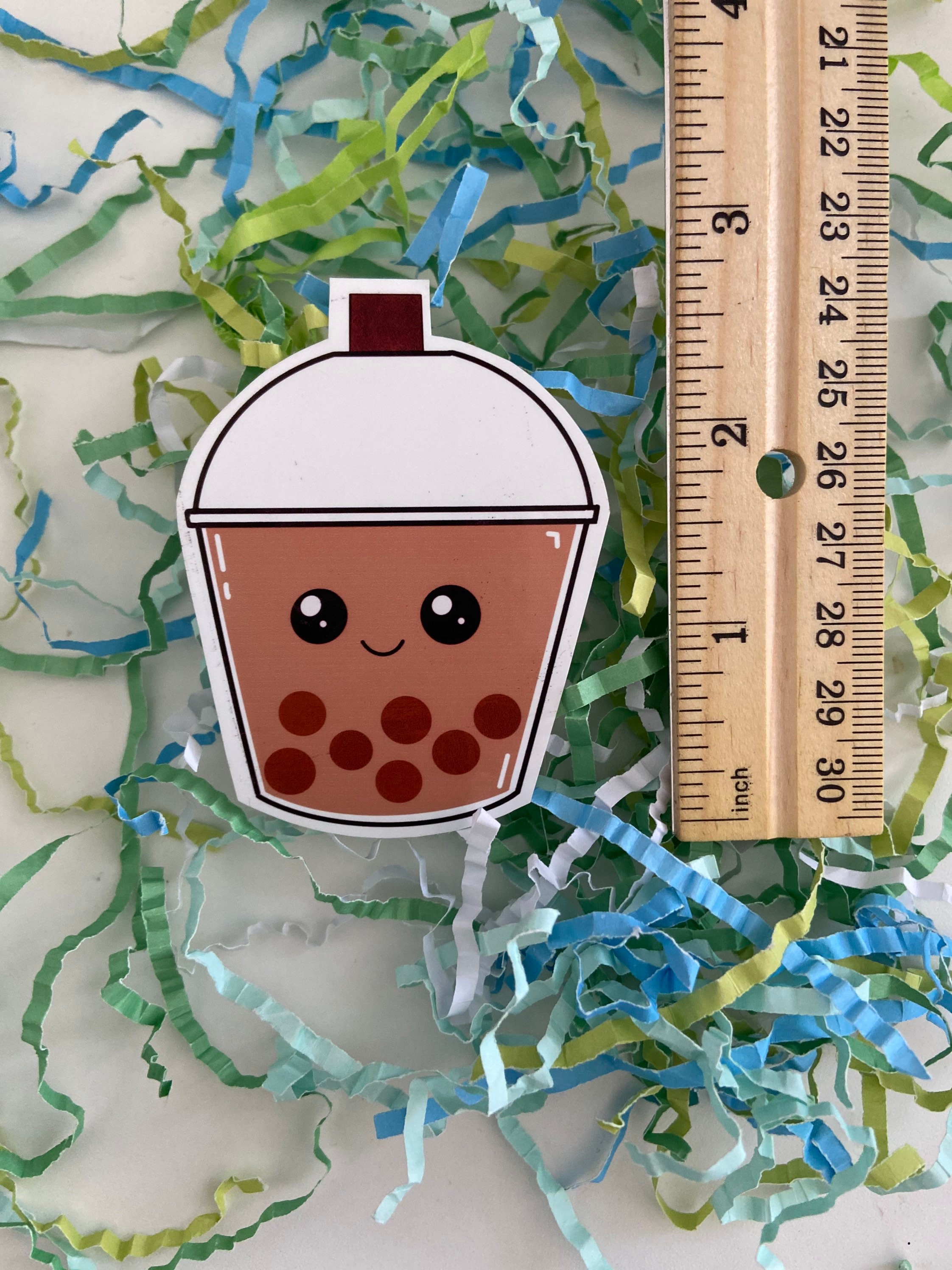 Vinyl Boba sticker-boba sticker free shipping-vinyl boba | Etsy