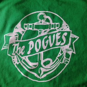 The Pogues Anchor Shane MacGowan Shirt Top S/M/L/XL  Shirt