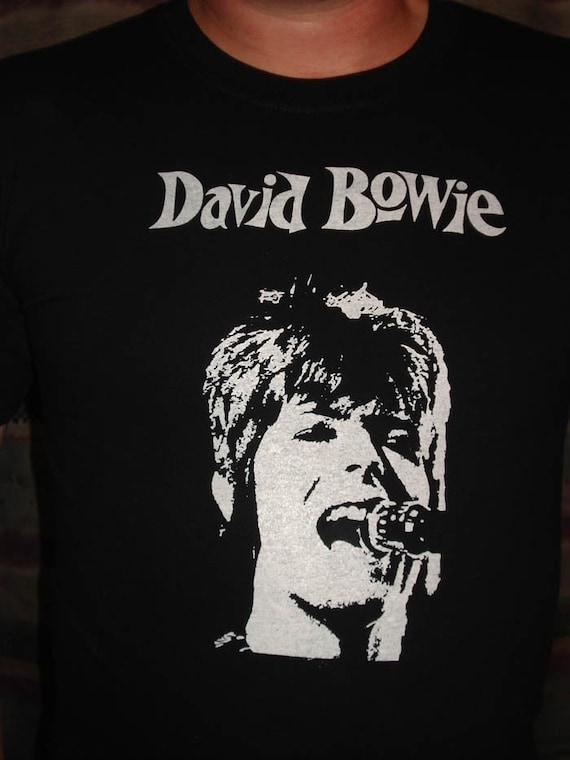 L XL M Official David Bowie t-shirt S