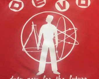 Devo Duty Now For The Future Logo Shirt  S/M/LG/XL Top