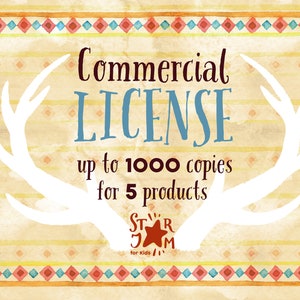 The Commercial License for small business (NO Credit required) / 5 products