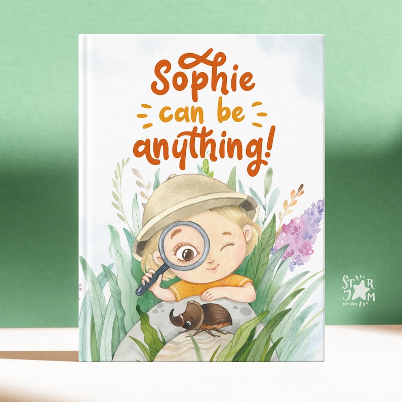 Personalised Kids Book - You Can Be Anything! Custom Story for Child, Birthday gift, gift for nephew, Kids Customised Story, Christmas gift