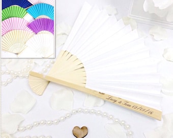 wedding fan etsy