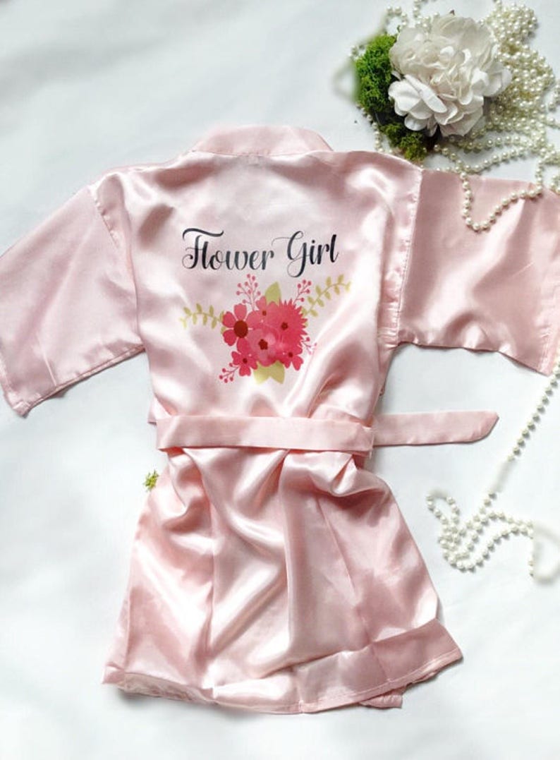 flower girl dressing gown