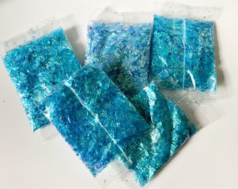 Blue Glitter Flake Bundle