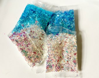 Blue & Normal Glitter Flake Bundle