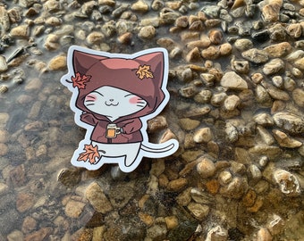 Autumn Meow Meow Stickers