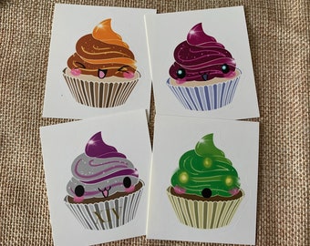 University Of The Incarnate Word Cupcake Picks - Set Of 6, Food-Safe Acrylic Toppers, 3.5" Height - View #10