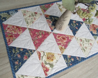 Chemin de table patchwork/chemin de table matelassé/chemin de table matelassé/chemin de table/décoration de table/patchwork champêtre