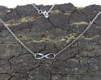 925 sterling silver Necklace Infinity