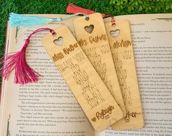 Thanks for Being a Part of My Story Bookmark / Teacher's Gift / Teacher Appreciation / End of School Gift / Read / Book Gift / Bookmark