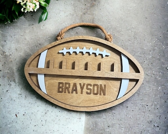 Football Ring Holder / Championship / Ring / Football / Gift / Team Gift / Boys / Girls / Easter / Valentine's Day / Birthday / Personalized