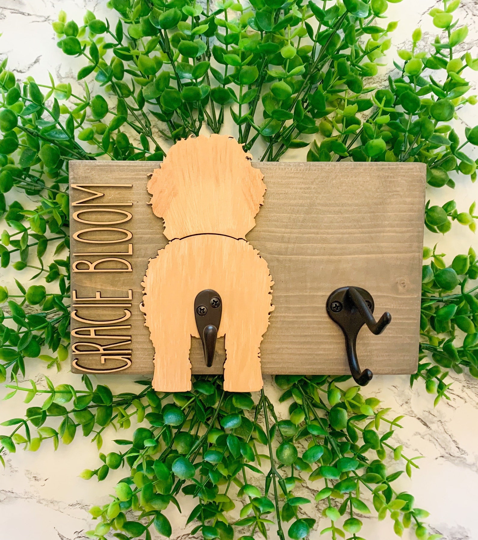 Custom Dog Leash Hook / Additional Hook Leash Holder / Laser / Etsy