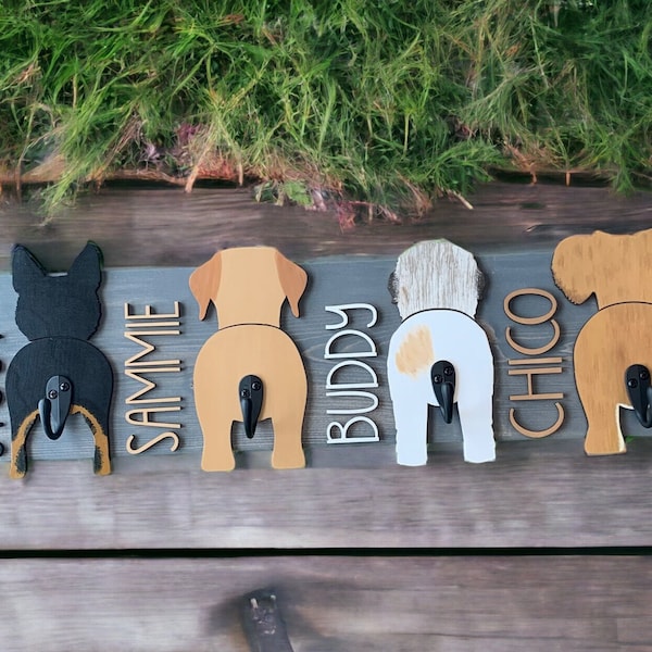 Dog Lovers Leash Holder Etsy