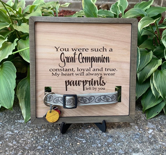 Dog Collar Remembrance Frame SVG / SVG Only / Dog Remembrance Etsy UK