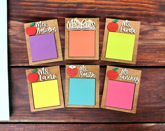Sticky Note Pad Holder / Teacher / Nurse / To Do List / Desk Organization / Doctor / Mom Brain / Librarian / Note Pad / Stick Notes / List