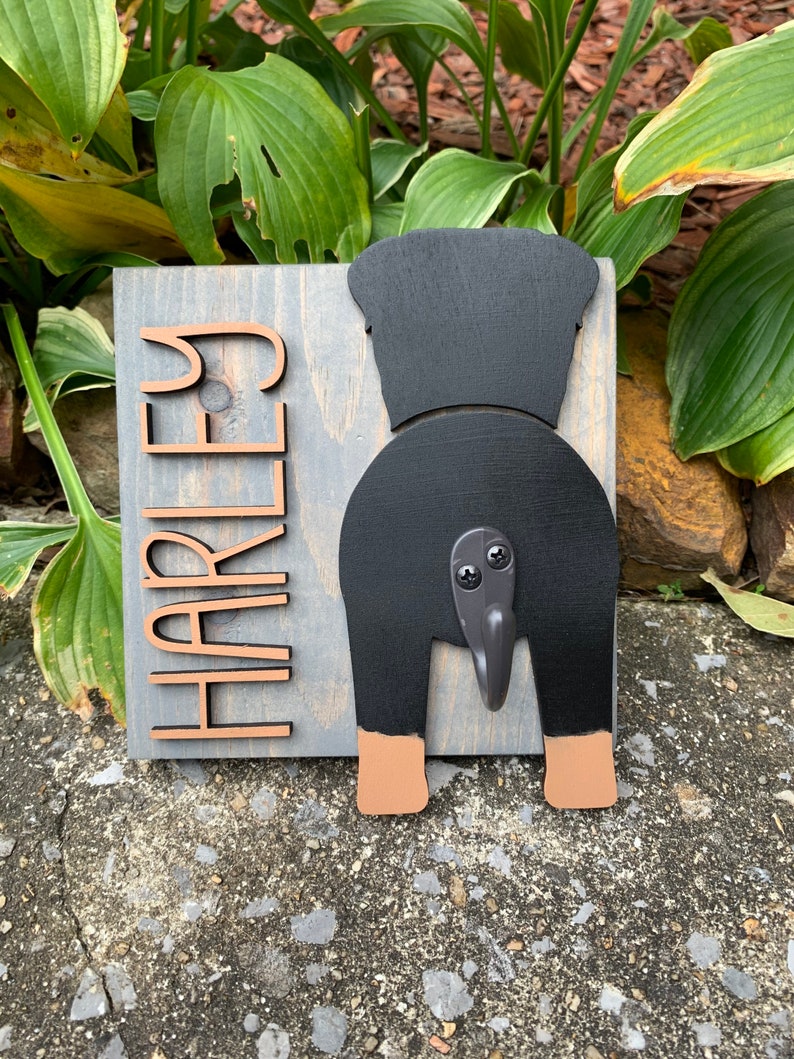 Personalized Dog Leash Hook / Single Hook Leash Holder / Laser Etsy