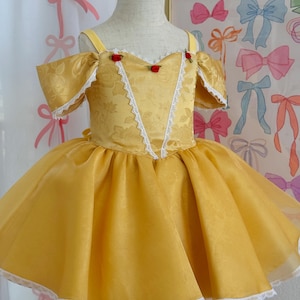 Little girl Belle Beauty and the Beast dress