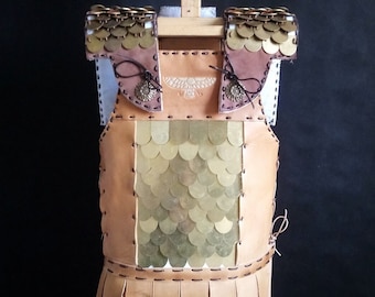 Linthorax in Persian style. Ancient armor. Greek linthorax. Historical/larp.