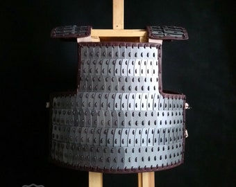 Lamellar historical armor D plates. Reenactment. Slav, viking.