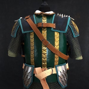 The Witcher Mastercrafted Griffin armor. Geralt of Rivia. Custom order. Cosplay. Hand forged brass & steel.