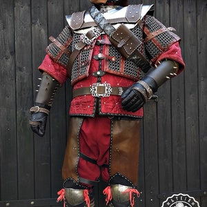 Inspired. Grandmaster Legendary Wolven Armor Set, The Witcher, Wild Hunt. Cosplay.