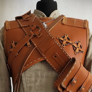 Witcher Inspired Ursine Bear (Basic Set) Superior Armor set. Wild Hunt.  Larp, cosplay, fantasy. gambeson vambraces