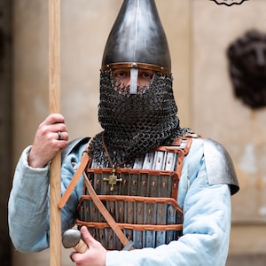 Full armor set. Byzantine / Sicily Norman. 11-13th century. Medieval. Reconstruction. Reenactment.