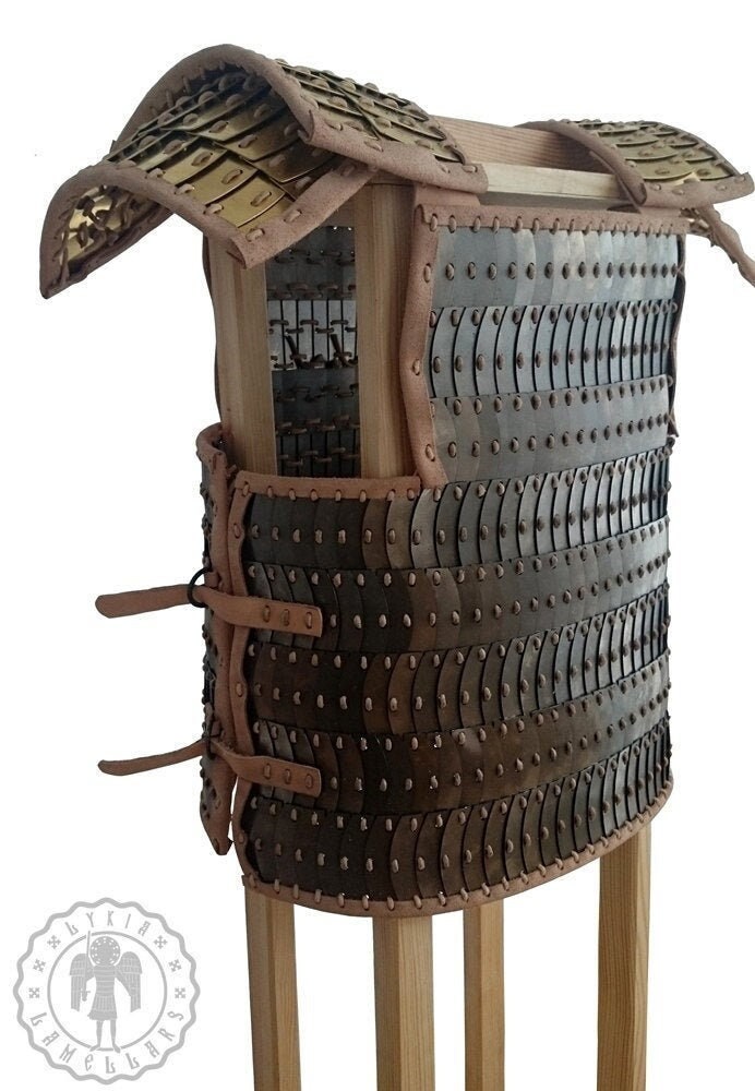 Lamellar Armor D, Steel & Brass. Lamellar Cuirass