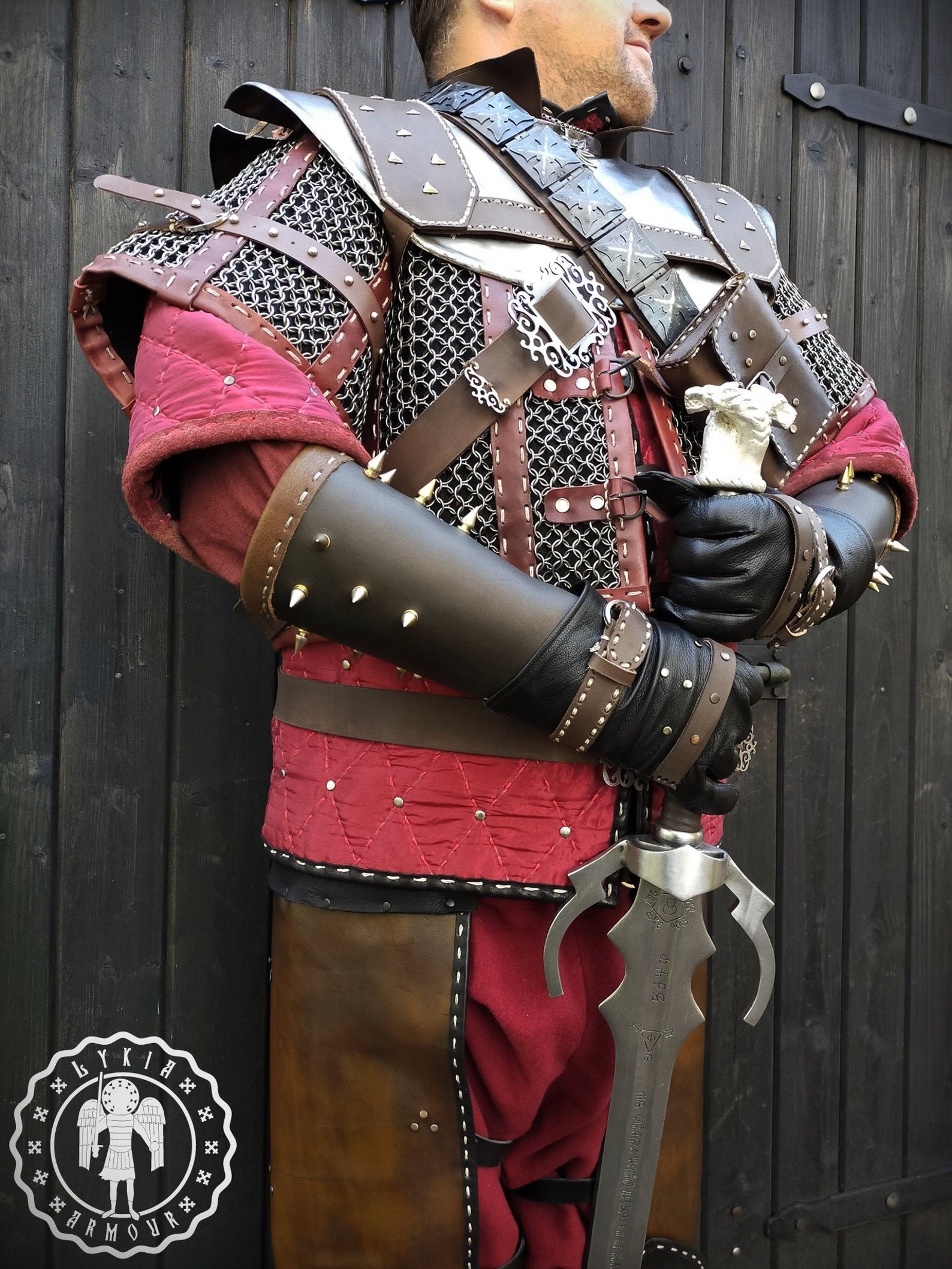 Grandmaster Legendary Wolven Armor Set the Witcher Wild Etsy