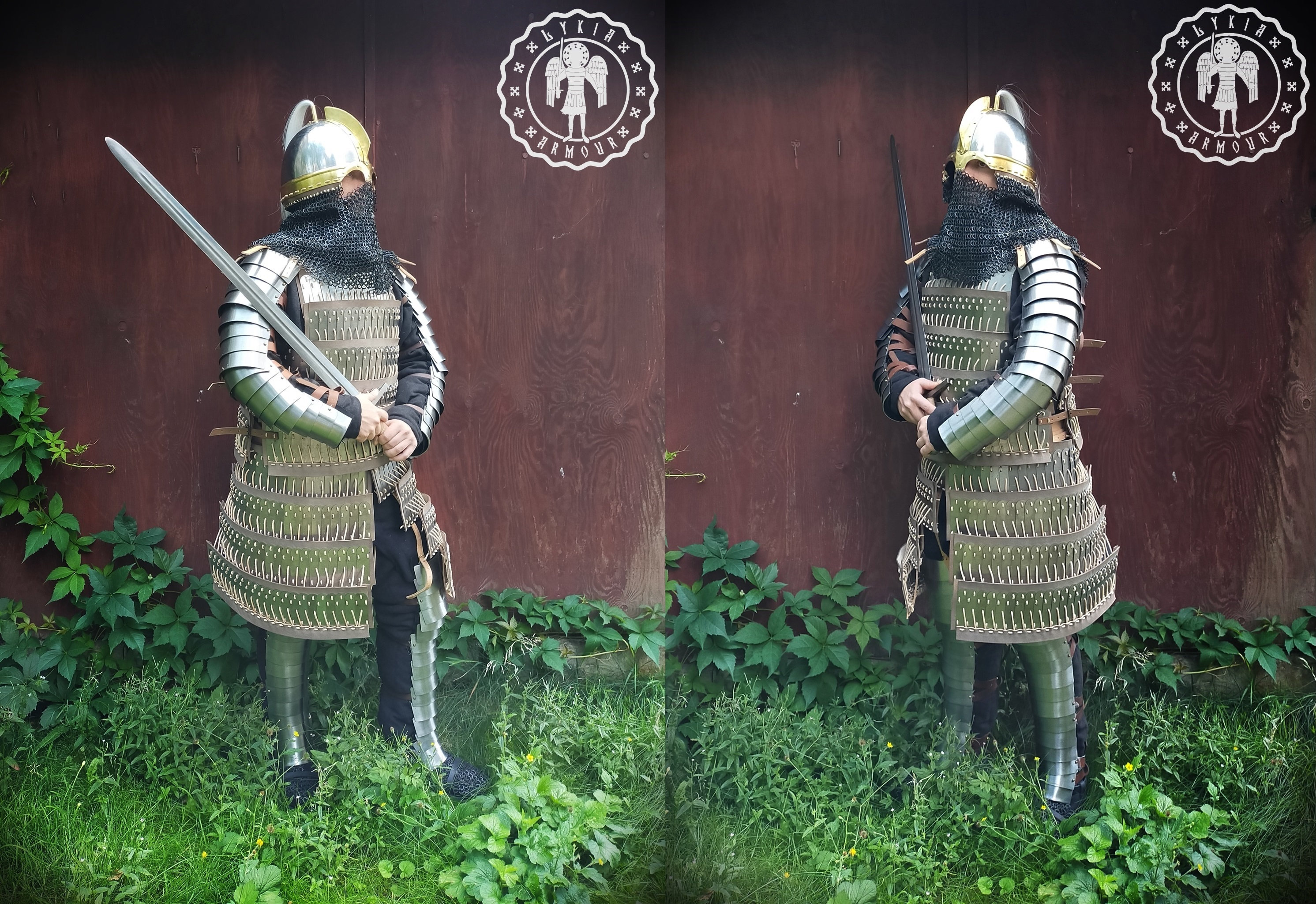 ファシストイタリア 国防義勇軍（MVSN）襟章用金属ファシス(金銀セット) ファシストイタリア 国防義勇 襟章用金属ファシス 金銀セット