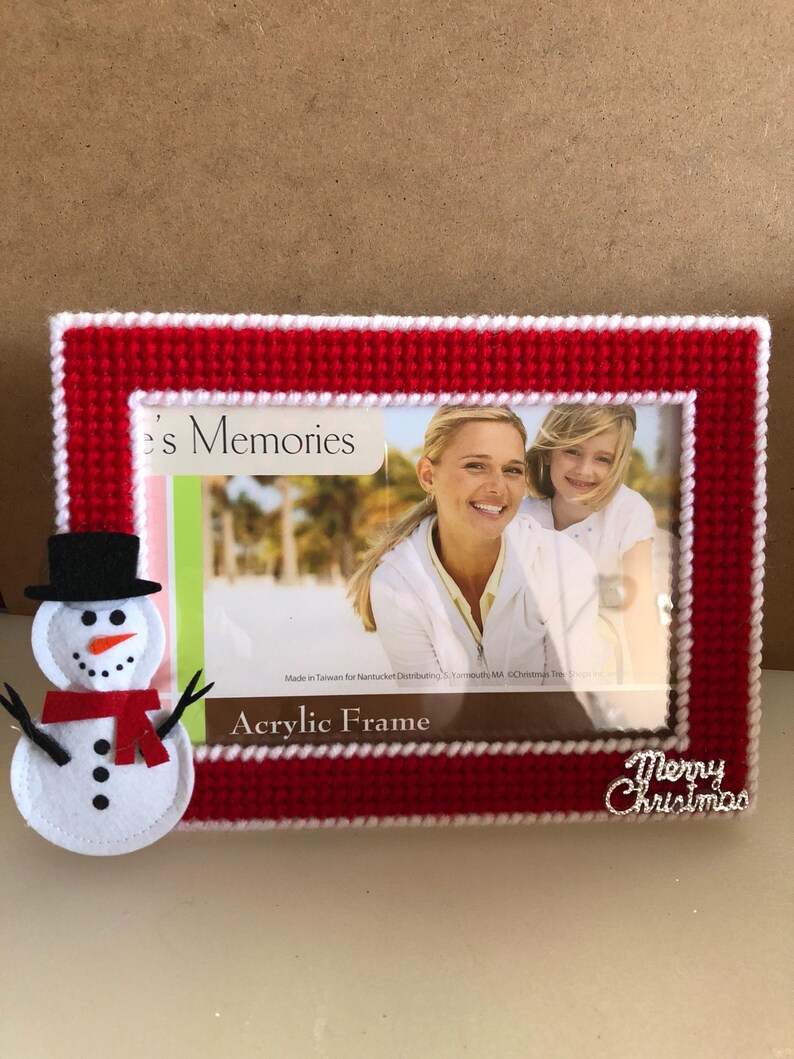 Christmas picture frames Etsy