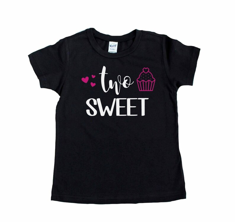 Girl's 2nd Birthday Shirt Two Sweet Shirt Second Etsy
