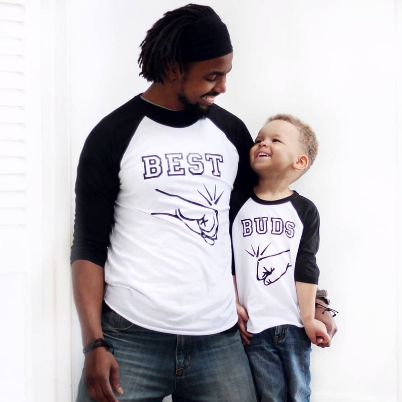 Father Son Matching Shirts Best Buddies Shirts Fathers Day | Etsy