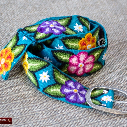 peruvian embroidered belts