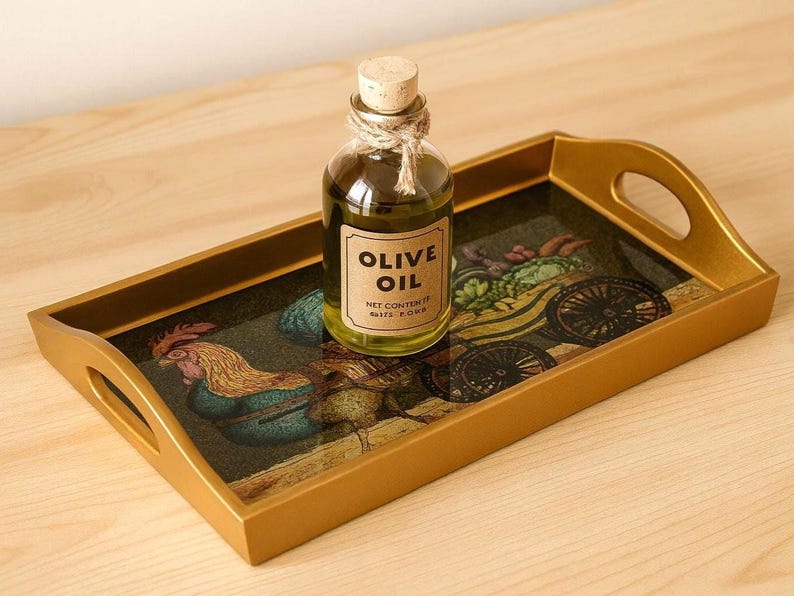 KUSKALLA Rooster Serving Tray - Thumbnail 2