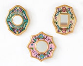 Accent Wall Mini Mirror 4" set of 3 for wall decor from Peru | Unique Gift Mirrors for her | Small Mirror decor | Ships from USA/ Canada