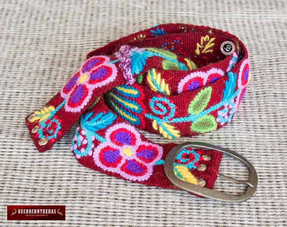 Wool embroidery belt S M L XL Wool embroidery belt S M L XL