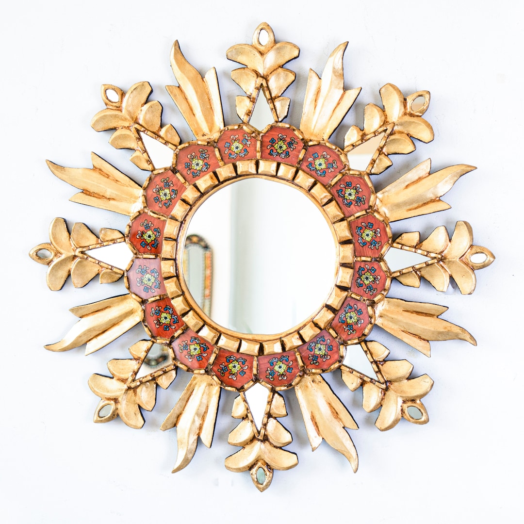 Decorative Round Wall Mirror 23.6" for Living Room Decor, Entryway ...