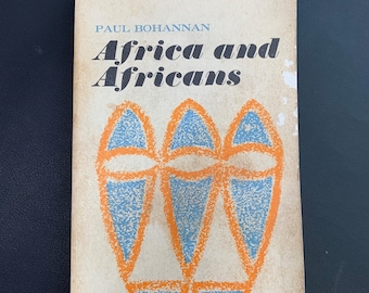 1964 Africa and Africans Paperback  Paul Bohannan Emerging Africa