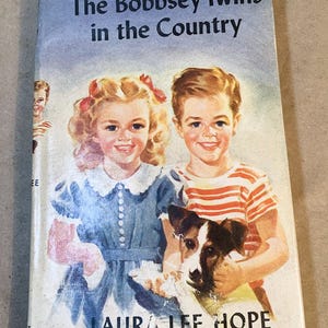 1950 First Edition The Bobbsey Twins in the Country  Laura Lee Hope Grosset & Dunlap